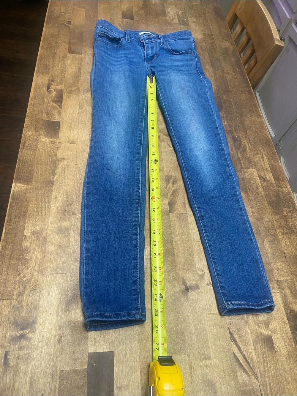 Levi's Women's Skinny Jeans in Blue Denim